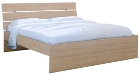 Κρεβάτι &quot;ΝΟΤΑ&quot; διπλό σε χρώμα δρυς 150x200