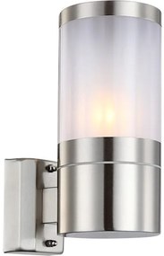 Απλίκα Φωτιστικό Τοίχου 1xΕ27 IP44 Xeloo 32014 Globo Lighting-32014-Ασημί 32014