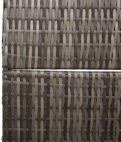 vidaXL Διαχωριστικό Δωματίου Γκρι 147 x 180 cm συνθετικό ρατάν