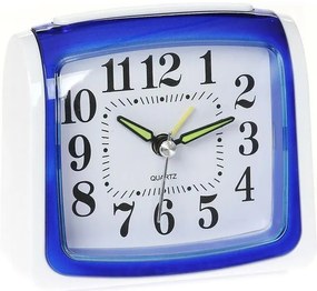 OEM Ρολόι - Ξυπνητήρι Συνεχούς Ροής Μπλε 110-016ΜΠΛΕ