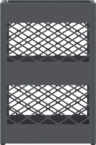 vidaXL Βάση ομπρέλας βροχής Ανθρακί 28 x 12 x 41 εκ Ατσάλι