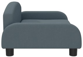 vidaXL Καναπές Παιδικός Σκούρο Γκρι 70x45x30 εκ. από Ύφασμα