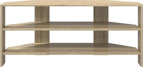 vidaXL ΓωνιακήΒάσηΤηλεόρασης Δρύς Sonoma 102x40,5x45εκ