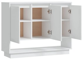 vidaXL Συρταριέρα Λευκή 97x31x75 εκ. από Επεξεργασμένο Ξύλο