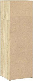 vidaXL Ντουλάπι Sonoma Δρυς 40x41x124 εκ. από Επεξεργασμένο Ξύλο