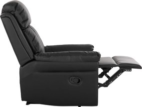 ΠΟΛΥΘΡΟΝΑ ΜΑΣΑΖ HAPPER HM9785.11 ΜΑΥΡΟ PU 76x94x102Υ εκ.