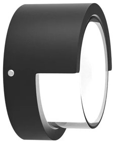 Απλίκα Φωτιστικό Τοίχου LED 12W Μαύρο-Λευκό IP65 HER-02 42-0002 Heronia Lighting-42-0002-Μαύρο-Λευκό 42-0002