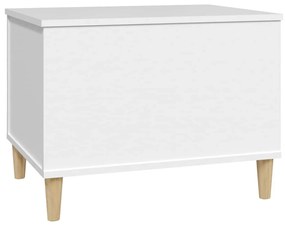 vidaXL Τραπεζάκι Σαλονιού Λευκό 60x44,5x45 εκ. από Επεξεργασμένο Ξύλο