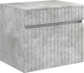 vidaXL Σετ Ντουλαπιών Μπάνιου 5 pcs Γκρι Σκυροδέματος