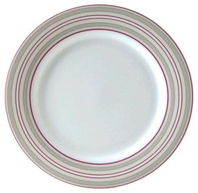 Πιάτο Φρούτου Στρογγυλό Εξοχή-Ριγέ 3181231 Φ22cm Multi Ionia Porcelain