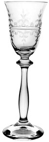 Ποτήρι Κολωνάτο Λικέρ Angela CLX406039410 60ml Clear Από Κρύσταλλο Βοημίας Crystal
