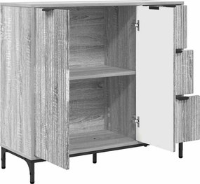 vidaXL Πλαϊνό γραφείο Γκρίζο Σονομα 89,5 x 33 x 82 εκ.