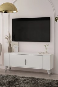 Stewehome Μοντέρνο έπιπλο τηλεόρασης με ντουλάπι 120x26x48 cm