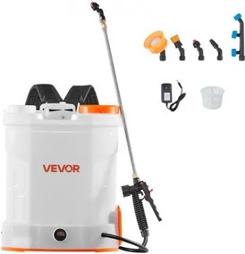 VEVOR 3.2 Gal Battery Powered Backpack Sprayer 0-90 PSI 2H Runtime for Yard Lawn
