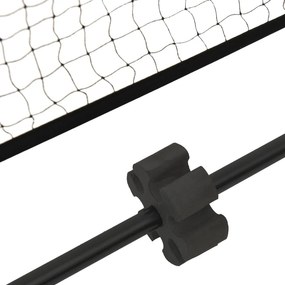 vidaXL Δίχτυ Τένις Μαύρο &amp; Κόκκινο 600x100x87 εκ. από Πολυεστέρα
