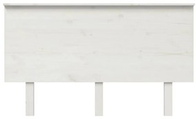 vidaXL Κεφαλάρι Κρεβατιού Λευκό 184x6x82,5 εκ. Μασίφ Ξύλο Πεύκου