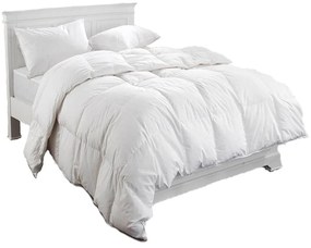 Πάπλωμα Πουπουλένιο White Viopros Υπέρδιπλo 220x240cm Πούπουλο-Φτερό