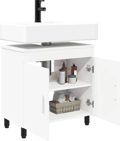 vidaXL Έπιπλο μπάνιου Λευκό 60 x 35 x 60 εκ. Επεξεργασμένο Ξύλο