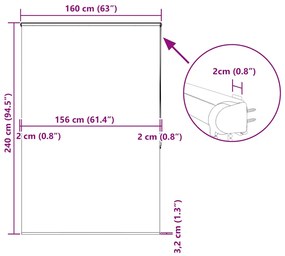 ΚΟΥΡΤΙΝΑ ΜΠΑΝΙΟΥ ΡΟΛΟ ΚΑΣΕΤΑ 160X240ΕΚ. ΠΛΑΤΟΣ ΥΦΑΣΜΑΤΟΣ 156ΕΚ. 4015029