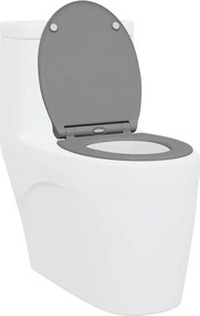 vidaXL Λεκάνη Γκρι 47 x 37,5 x 3,8 εκ Δυροπλάστ