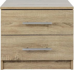 ΚΟΜΟΔΙΝΟ ΜΕΛΑΜΙΝΗΣ CHELSEA HM2220.02 SONAMA 48X40,5X41,5 εκ.