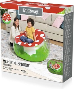 Φουσκωτή Καρέκλα Bestway Πολύχρωμο 112 x 112 x 66 cm Μανιτάρι