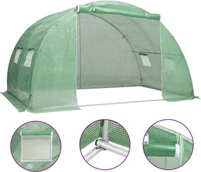 vidaXL Θερμοκήπιο 8 μ² 2 x 4 x 2 μ.