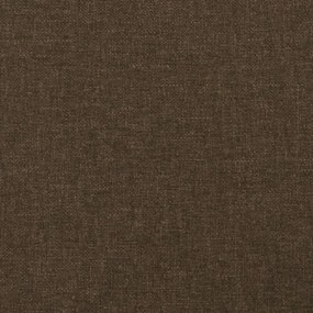 vidaXL Κεφαλάρι με Πτερύγια Σκούρο Καφέ 183x16x118/128 εκ. Υφασμάτινο