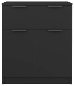 vidaXL Ντουλάπι Μαύρο 60 x 30 x 70 εκ. από Επεξεργασμένο Ξύλο