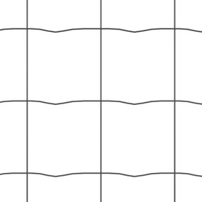vidaXL Euro Fence Γκρι 0.6x10 μ. Σίδηρος