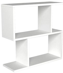 Τραπεζάκι Άκρης ArteLibre MATHRAKI Λευκό Μοριοσανίδα/Μελαμίνη 60x20x60cm