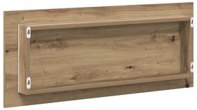 vidaXL Καθρέφτης Μπάνιου  Ξύλο Artisan Επεξεργασμένο ξύλο, γυαλί