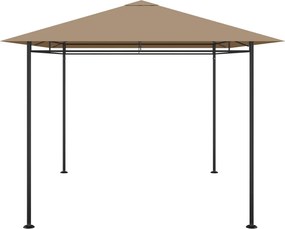 vidaXL Κιόσκι Taupe 384x281x270 εκ. 180 γρ./μ²