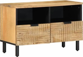 vidaXL Ντουλάπι τηλεόρασης καφέ 70x33x46 cm μασίφ ξύλο Mango