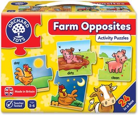 Farm Opposites Jigsaw Puzzle Orchard Toys