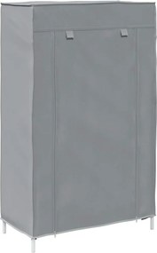 ντουλάπι παπουτσιών vidaXL Γκρι 60,5x30x97 cm Μη υφασμένο ύφασμα