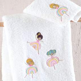 Παιδικές Πετσέτες (Σετ 2τμχ) Rythmos Rainbow Girls 500gsm