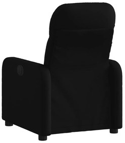 vidaXL Πολυθρόνα Ανακλινόμενη Ηλεκτρική Μαύρη Υφασμάτινη