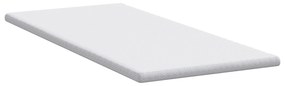 vidaXL Στρώματα Λευκό 100 x 200 cm 100% ύφασμα πολυεστέρα με τζακάρ