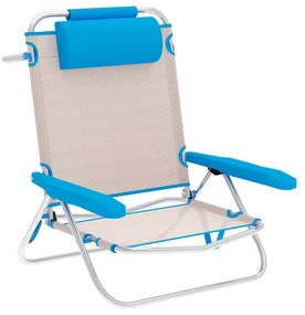 πτυσσόμενη καρέκλα Marbueno Μπλε Μπεζ 61 x 82 x 68 cm