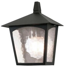 Φανάρι Απλίκα Φωτιστικό Τοίχου 1xE27 Μαύρο IP23 28cm York BL15-BLACK Elstead Lighting BL15-BLACK Μαύρο