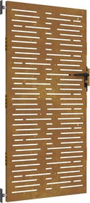 vidaXL Πύλη Κήπου 85 x 175 cm Ατσάλι με Επικάλυψη Πούδρας Κλειδώσιμο