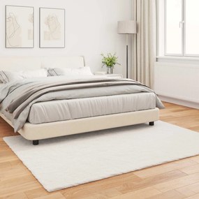 vidaXL Χαλιά Ψεύτικου Κουνελιού Olite Κρεμ 160 x 230 cm Πολυεστέρας