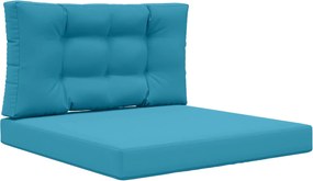 vidaXL Μαξιλάρι Καναπέ Εξωτερικού Χώρου 2 pcs Βασιλικό Μπλε