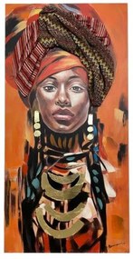 Πίνακας Σε Καμβά Afro Inart 70X3X140 εκ 301-000005 301-000005