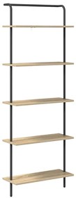 vidaXL Ράφι Βιβλίων Sonoma Δρυς 60 x 24 x 168 εκ. Επεξεργασμένο ξύλο