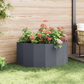 vidaXL Γλάστρα Ανθρακί 120 x 60 x 50 εκ. Ατσάλι