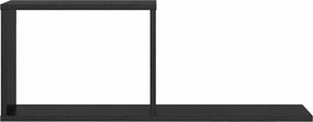 vidaXL Κρεμαστά ράφια 2 τμχ. Μαύρη Δρυς 80 x 15 x 30 εκ