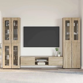 vidaXL Σετ επίπλου τηλεόρασης με συρτάρι FLORIN 3 pcs Δρύς Sonoma