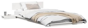 vidaXL Σκελετός Κρεβατιού Καφέ 75 x 190 cm ξύλο